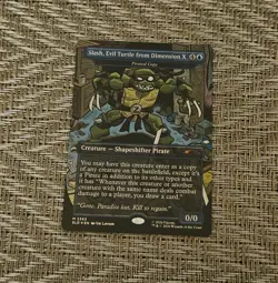 Slash, Evil Turtle from Dimension X/Pirated Copy - Foil MTG Secret Lair (NM) - Image 1