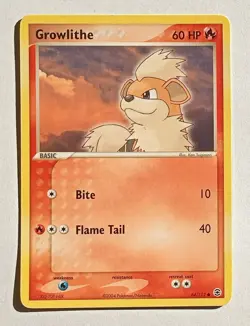 Pokemon - Growlithe - FireRed LeafGreen 64/112 - Common - NM - Image 1