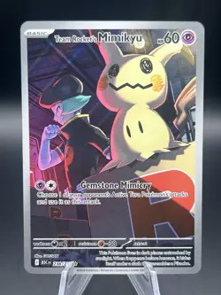 Pokemon TCG Team Rocket's Mimikyu Illustration Rare 238/217 Ascended Heroes - Image 1