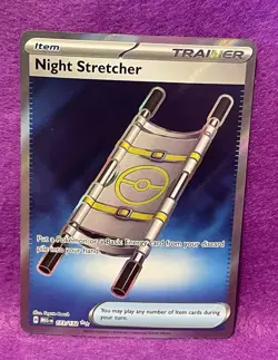 ✨Night Stretcher 173/132 Mega Evolution Holo Full Art Pokemon TCG✨ - Image 1