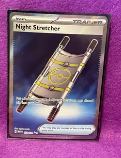 ✨Night Stretcher 173/132 Mega Evolution Holo Full Art Pokemon TCG✨ - Image 3