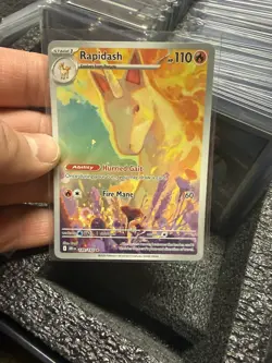 Pokemon TCG Rapidash 189/182 Destined Rivals Illustration Rare NM - Image 2