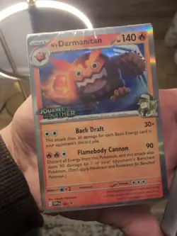 2 Pokemon Promo Build And Battle Stamped Card Lot Tyranitar And Darmanitan - Image 2