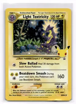Light Toxtricity SWSH: Sword & Shield Promo Cards - Pokemon NM SWSH137 - Image 1