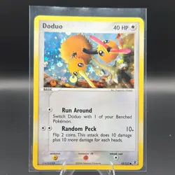 Pokemon TCG Doduo 62/112 EX FireRed & LeafGreen Basic 40HP Common Reverse Holo - Image 1