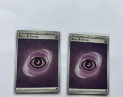 SVE013 Basic Psychic Energy: (Reverse Holo) Card Pokemon Prismatic Evolutions X2 - Image 1