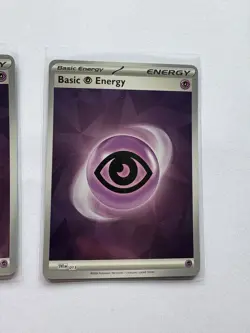 SVE013 Basic Psychic Energy: (Reverse Holo) Card Pokemon Prismatic Evolutions X2 - Image 3