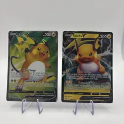 Pokemon TCG - Raichu V - 158/172 54/172 V - Brilliant Stars Set - Near Mint - Image 1