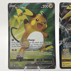 Pokemon TCG - Raichu V - 158/172 54/172 V - Brilliant Stars Set - Near Mint - Image 2