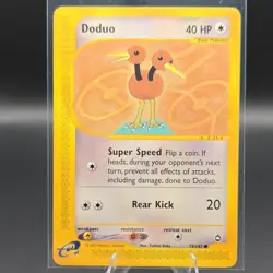 Pokemon TCG Doduo 073/147 Aquapolis Basic 40HP Common Regular - Image 1