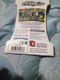 Pokemon Sun And Moon Team Up Sleeved Booster Pack Gengar And Mimiku - Image 4