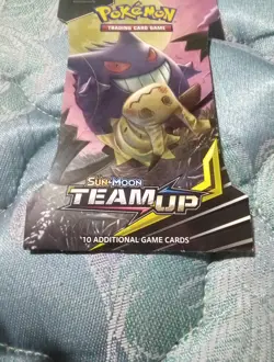 Pokemon Sun And Moon Team Up Sleeved Booster Pack Gengar And Mimiku - Image 5