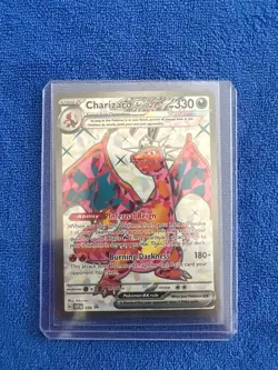 Charizard ex 056 Sv: Scarlet & Violet Promo Cards Holo with stand included - Image 1