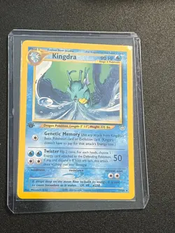 Pokemon TCG Kingdra Neo Revelation 19/64 Regular 1st Edition Rare - Image 1