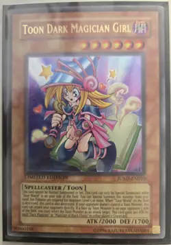 YUGIOH 2004 Toon Dark Magician Girl JUMP-EN010 Ultra Rare Promo Card - Image 1