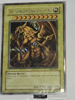 Yugioh - The Winged Dragon Of Ra - DOD-001 - Prismatic Secret Rare - Sealed! NM - Image 3