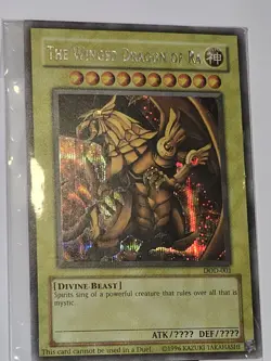 Yugioh - The Winged Dragon Of Ra - DOD-001 - Prismatic Secret Rare - Sealed! NM - Image 4