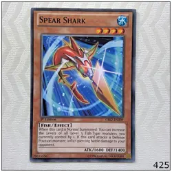 Spear Shark - CBLZ-EN009 - Common 1st Edition Yugioh - Image 1