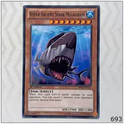 Hyper-Ancient Shark Megalodon - BP02-EN121 - Rare 1st Edition Yugioh - Image 1