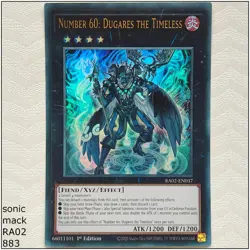 Number 60: Dugares the Timeless - RA02-EN037 - 1st Edition Yugioh - Image 1