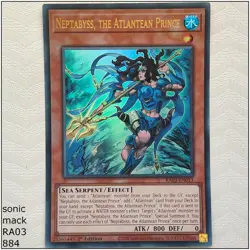 Neptabyss, the Atlantean Prince - RA03-EN013 - 1st Edition Yugioh - Image 1