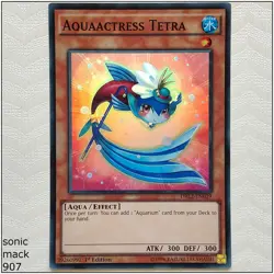 Aquaactress Tetra - DRL2-EN039 - Super Rare 1st Edition Yugioh - Image 1