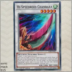 Hi-Speedroid Chanbara - LED8-EN017 - Common 1st Edition Yugioh - Image 1