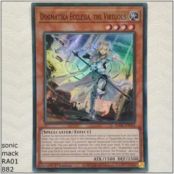 Dogmatika Ecclesia, the Virtuous - RA01-EN020 - 1st Edition Yugioh - Image 1