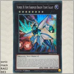 Number 38: Hope Harbinger Dragon Titanic Galaxy - RA02-EN036 - 1st Edit Yugioh - Image 1
