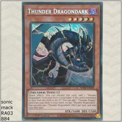 Thunder Dragondark - RA03-EN018 - 1st Edition Yugioh - Image 1