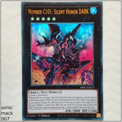 Number C101: Silent Honor DARK - MP25-EN275 - Ultra Rare 1st Edition Yugioh - Image 1