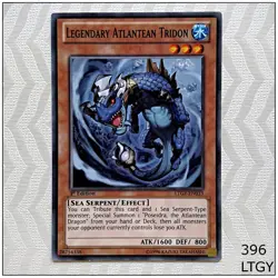 Legendary Atlantean Tridon - LTGY-EN033 - Common 1st Edition Yugioh - Image 1