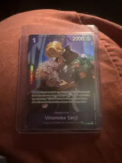 One Piece CCG Vinsmoke Sanji OP10-063 TR Legacy of the Master NM Condition - Image 1