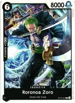 One Piece Roronoa Zoro (ST14-013/376) Premium Booster -The Best- Vol. 2 NM - - Image 1
