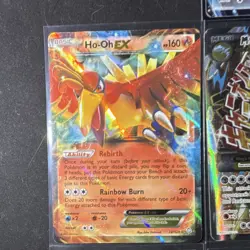 Pokemon TCG EX Full Art Holo Lot 7 Cards Ho-Oh M Steelix Ninetales Kingdra - Image 3