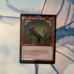 Birgi, God of Storytelling / Harnfel, Horn of Bounty (KHM Showcase) NM MTG Card - Image 2