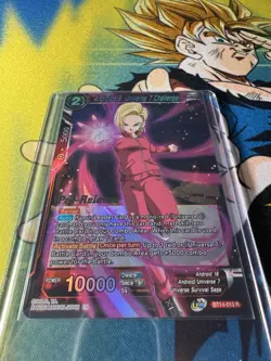 Android 18, Universe 7 Challenger - Cross Spirits Pre-Release Cards (DBS-B14PRE) - Image 1