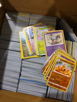1000+ Pokemon Card Bulk Lot - Common/Uncommon - Unsorted - Image 2