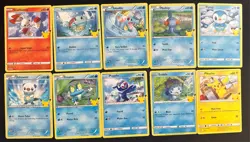 Pokemon 2021 Mcdonalds 25th Anniversary Full Complete Non Holo 25 Card Set NmVlp - Image 2