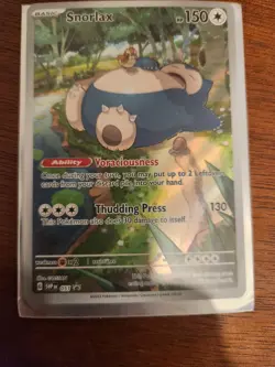 Snorlax all art card pokemon near mint condition - Image 1