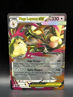 Mega Lopunny ex 084/094 - Pokemon Phantasmal Flames Card - NM - Image 1