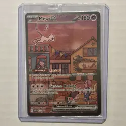 Mew ex - SVP053 - Pokemon Scarlet & Violet Promo SEALED Holo Rare Card NM - Image 1
