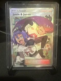 Pokemon TCG Jesse And James Full Art Trainer Card 68/68 Hidden Fates - Image 1
