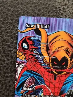 Saw in Half (Borderless) Regular: Spider-Man MTG (NM) - Image 2