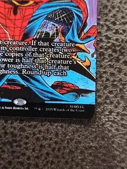 Saw in Half (Borderless) Regular: Spider-Man MTG (NM) - Image 4