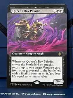 MTG Ixalan Queen's Bay Paladin (Extended Art) LCI NM - Image 1