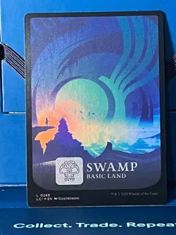 MTG Ixalan Swamp (0289) Foil LCI NM - Image 1