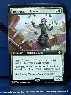 MTG Ixalan Topography Tracker (Extended Art) LCI NM - Image 1