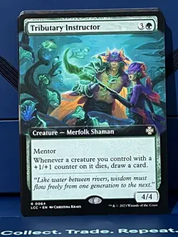 MTG Ixalan Tributary Instructor (Extended Art) LCI NM - Image 1