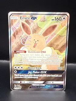 Pokemon TCG Eevee GX SM233 Full Art Promo Black Star Ultra Rare Holo Card - Image 2